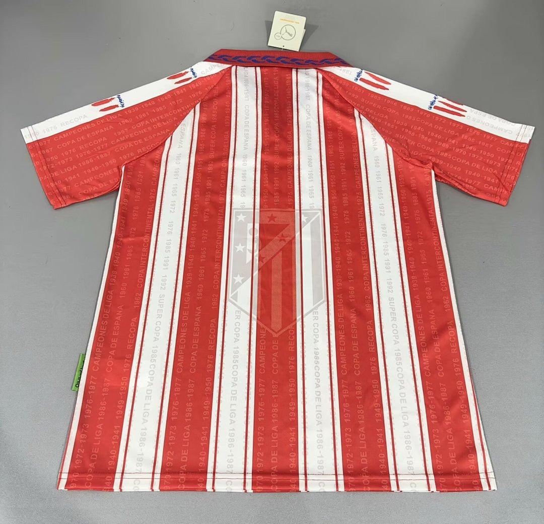 Atletico de Madrid 1995-1996 Retro