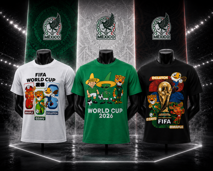 Playeras conmemorativas Mundial 2026