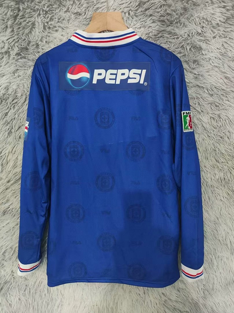 Cruz Azul 1998-99 manga larga Retro