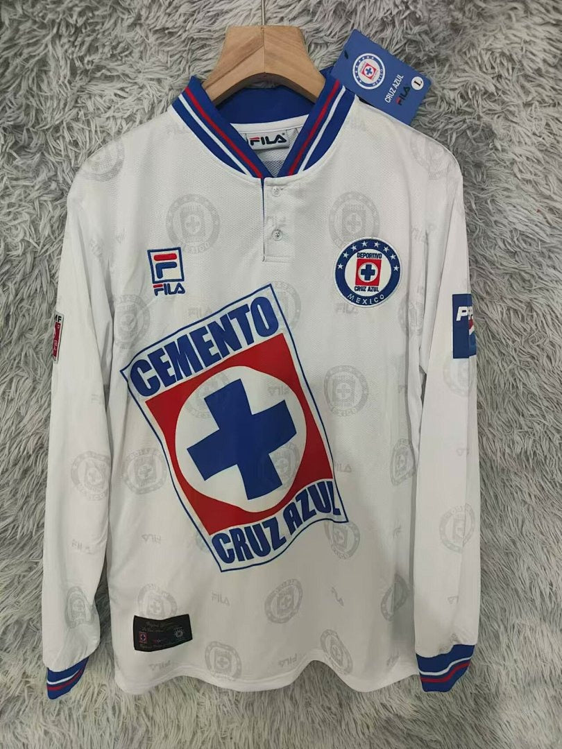 Cruz Azul 1998-99 manga larga Retro
