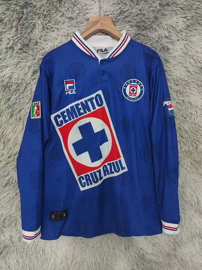 Cruz Azul 1998-99 manga larga Retro
