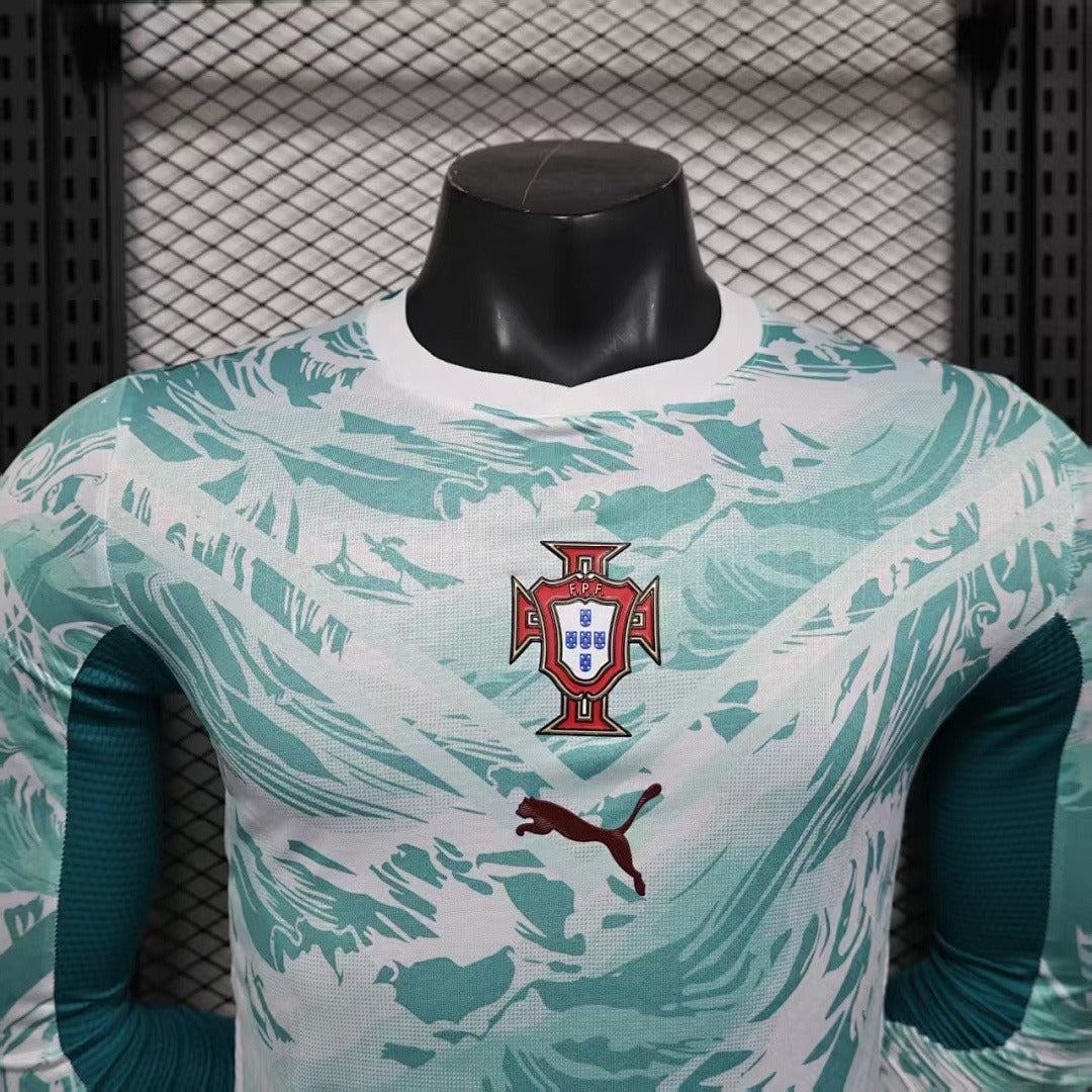 Selección Portugal manga larga visita 2026