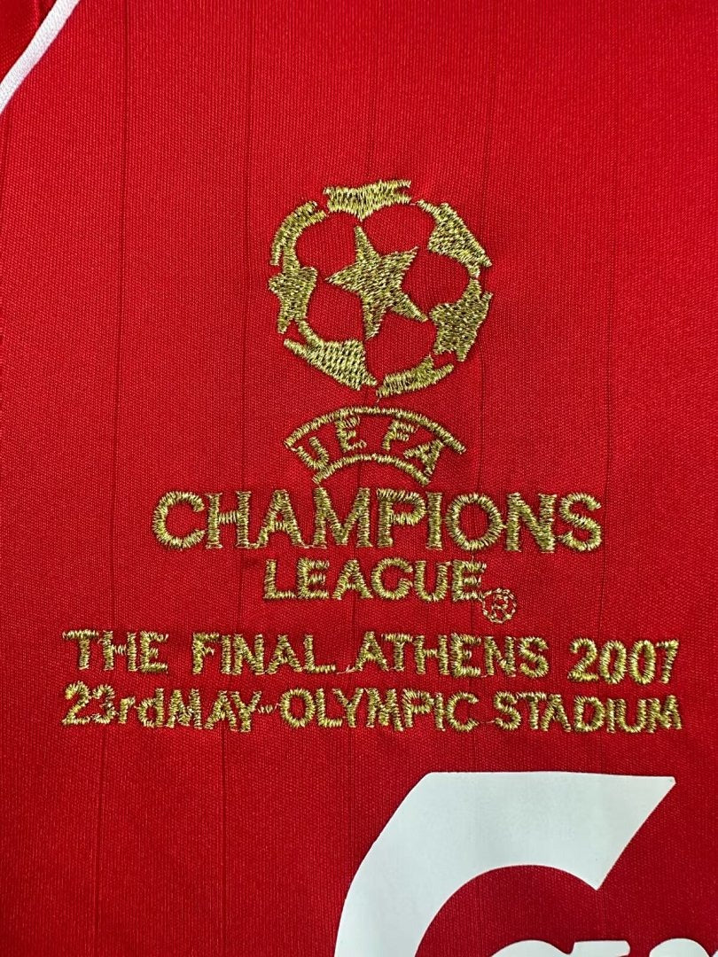 Liverpool manga larga champions league 2006-2007 Retro