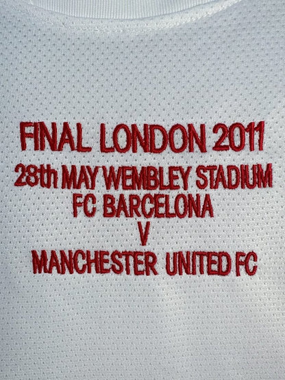 Manchester United Final manga larga 2010-2011 Retro
