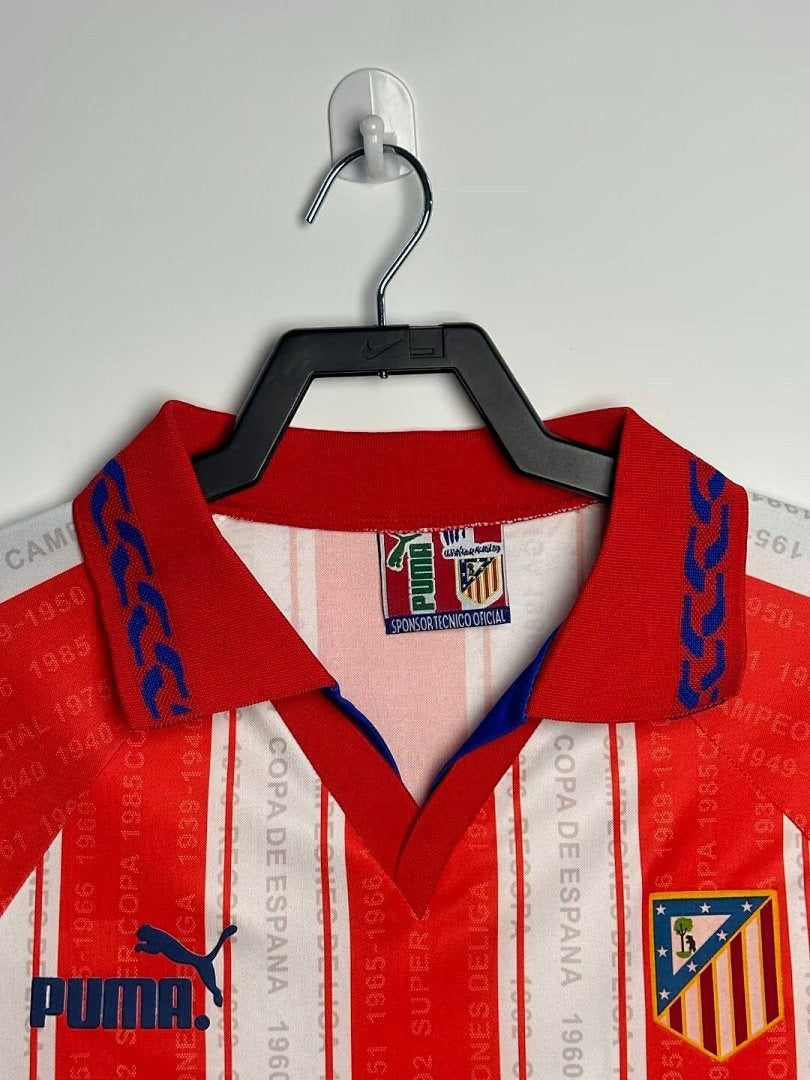 Atletico de Madrid 1995-1996 Retro
