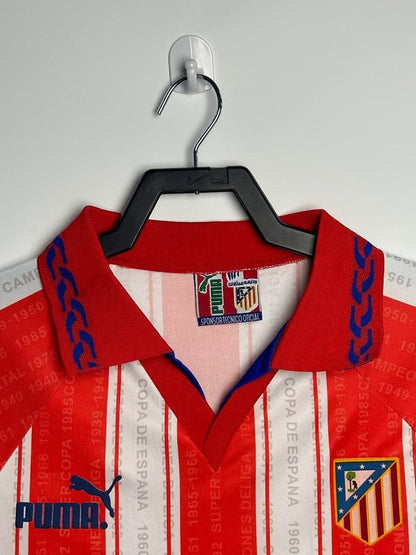 Atletico de Madrid 1995-1996 Retro