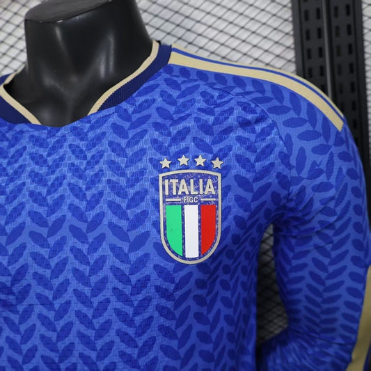 Selección Italia local manga larga 2026