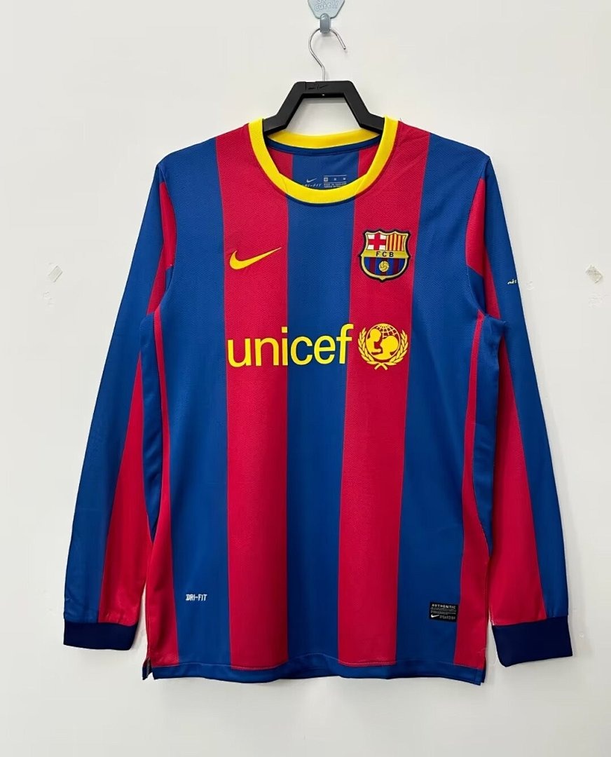 Barcelona manga larga 2010-2011 Retro