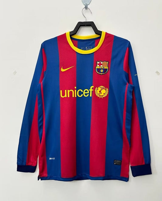 Barcelona manga larga 2010-2011 Retro