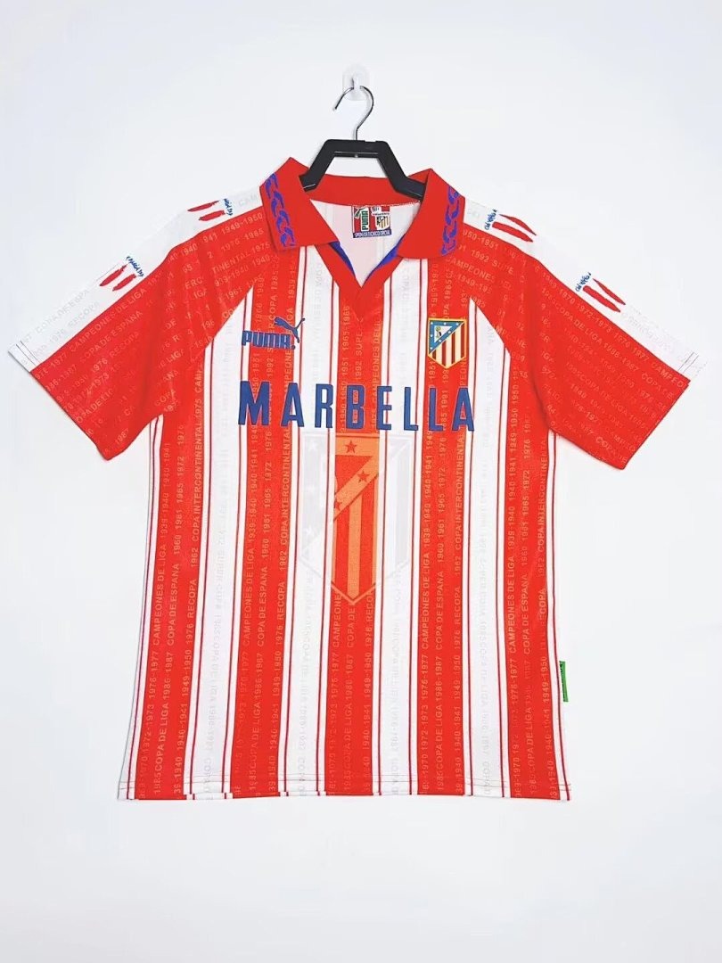 Atletico de Madrid 1995-1996 Retro