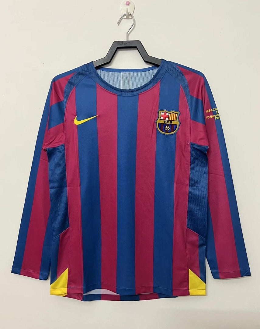 Barcelona manga larga 2005-2006 Retro