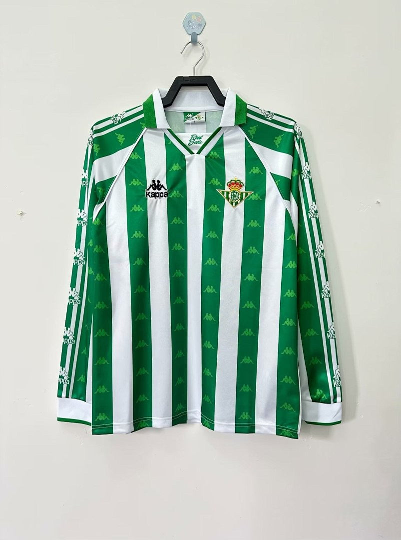Real Betis manga larga 1995-1997 Retro