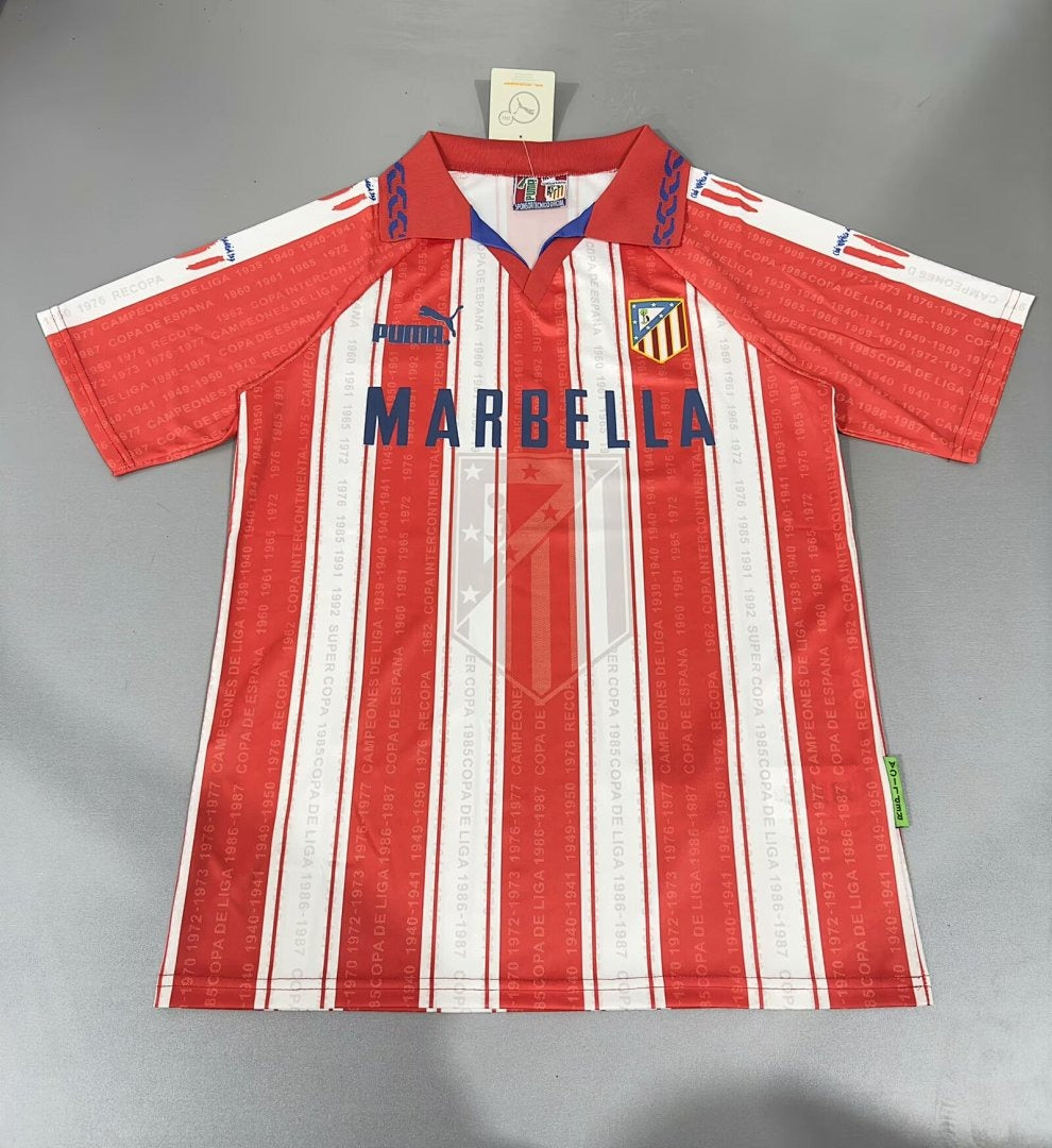 Atletico de Madrid 1995-1996 Retro