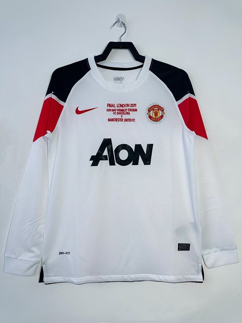 Manchester United Final manga larga 2010-2011 Retro