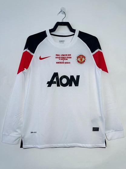 Manchester United Final manga larga 2010-2011 Retro