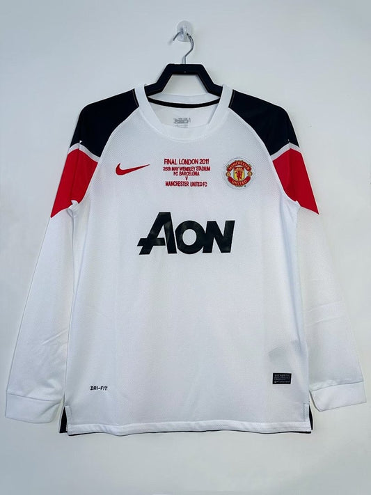 Manchester United Final manga larga 2010-2011 Retro