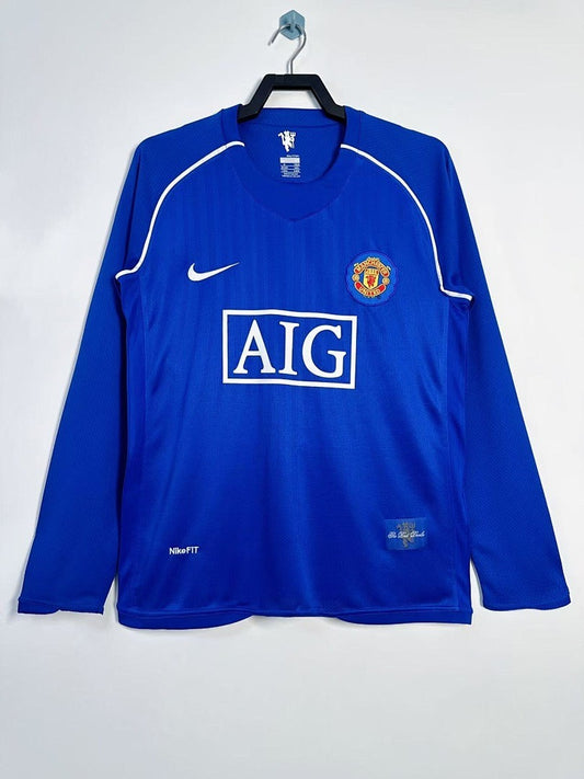 Manchester United manga larga 2007-2008 Retro