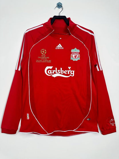 Liverpool manga larga champions league 2006-2007 Retro